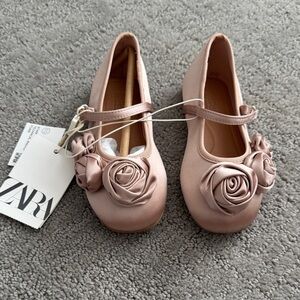 Zara Blush Rose Ballet Flats